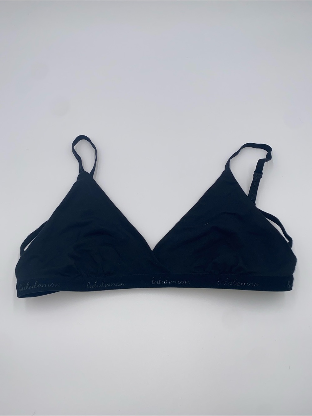 lululemon Black modal Triangle Bralette size 32B